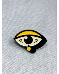 Pin ojo amarillo