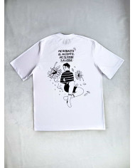 Camiseta blanca me robaste el aliento, yo te robare la vida
