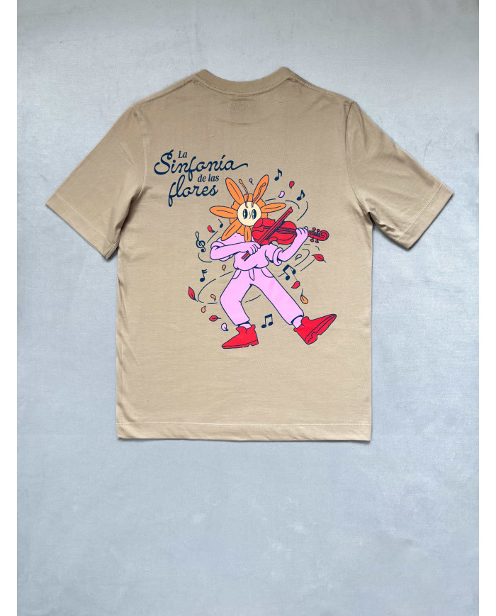 Camiseta Flor Violin